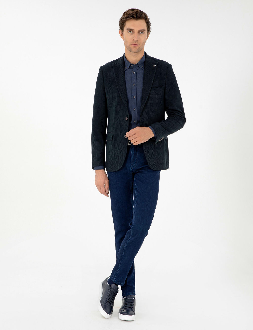 Зеленая куртка узкого кроя - Cacharel фото 4