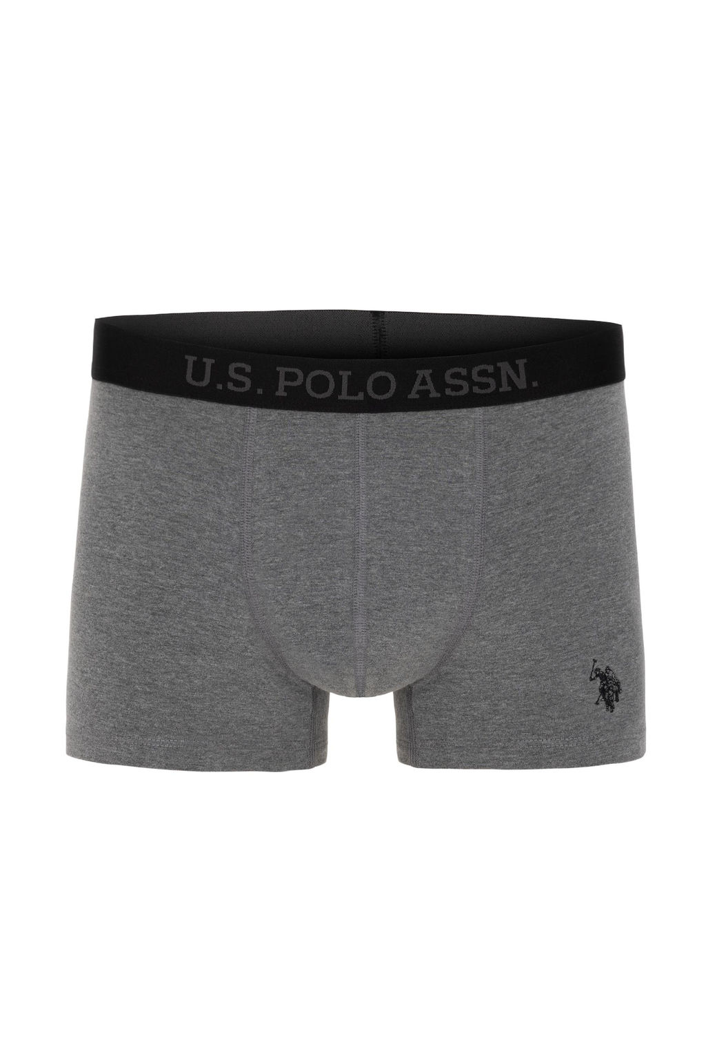 Мужское нижнее белье серого меланжа - U.s. polo assn фото 5