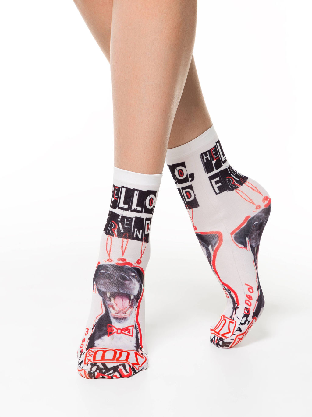 Цена за 2 пары. Носки Классические CONTE Носки с принтом FANTASY 70 mix - Conte elegant фото 6