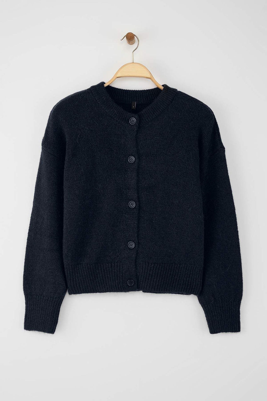 Lacivert More Sustainable Alpaka Yunu Kar?s?ml? Premium/Ozel Iplik Triko H?rka TWOAW26HI00000 - Trendyolmilla фото 5