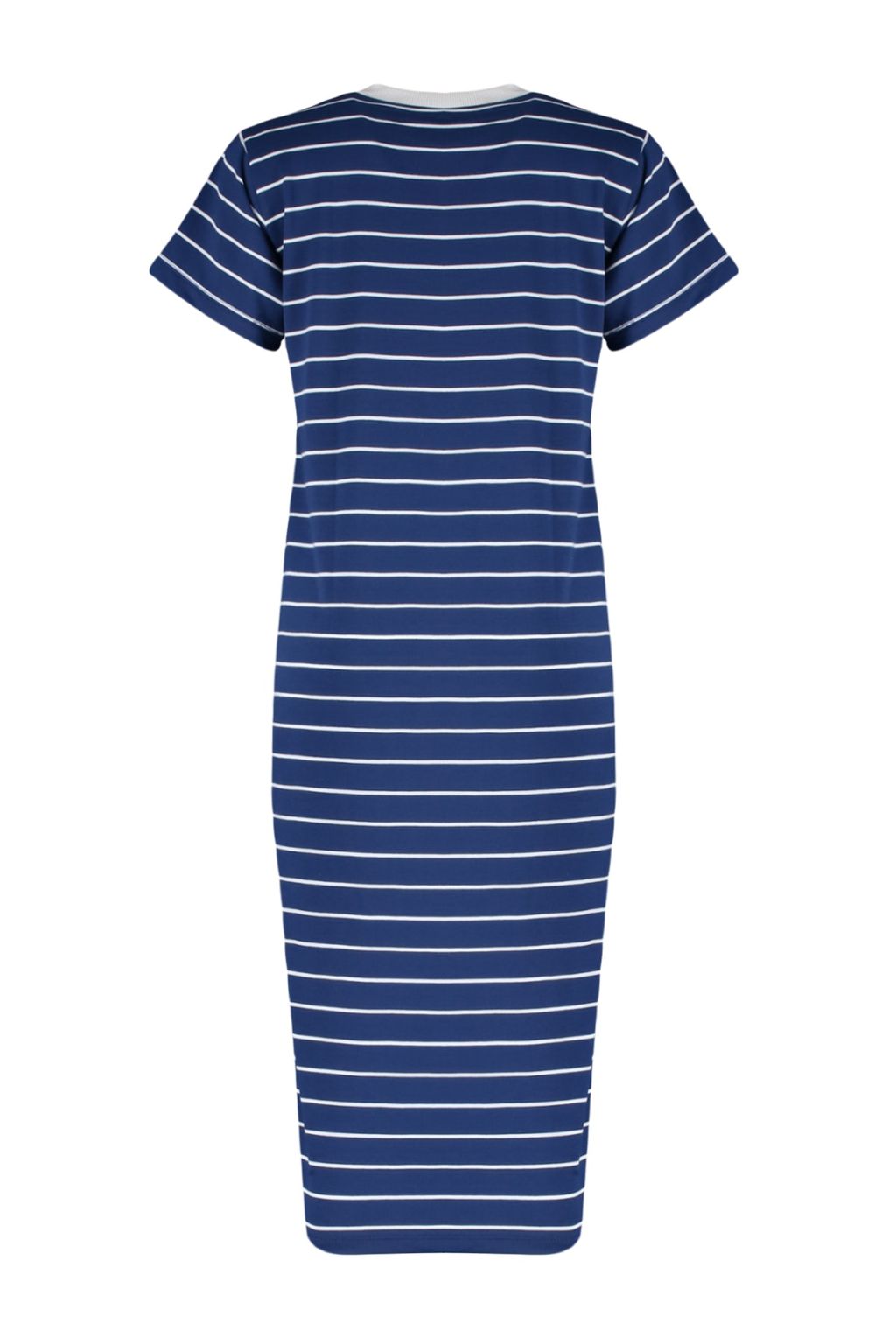 Lacivert Cizgili Y?rtmac Detayl? Shift/Duz Maxi Orme Elbise TWOSS23EL00690 - Trendyolmilla фото 9