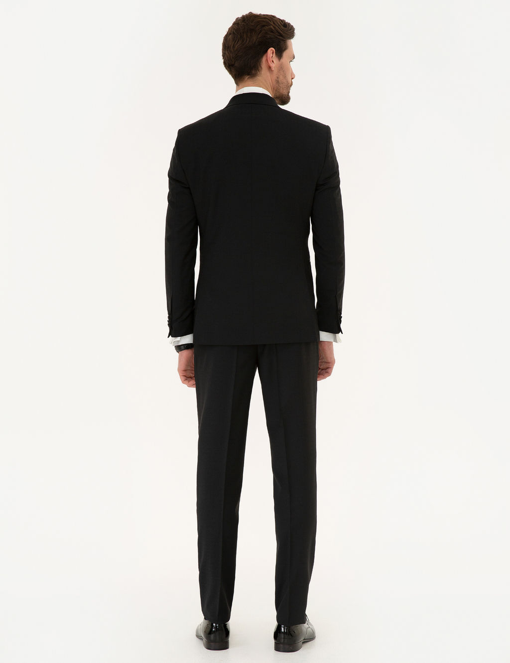 Siyah Yelekli Ekstra Slim Fit Damatl_k