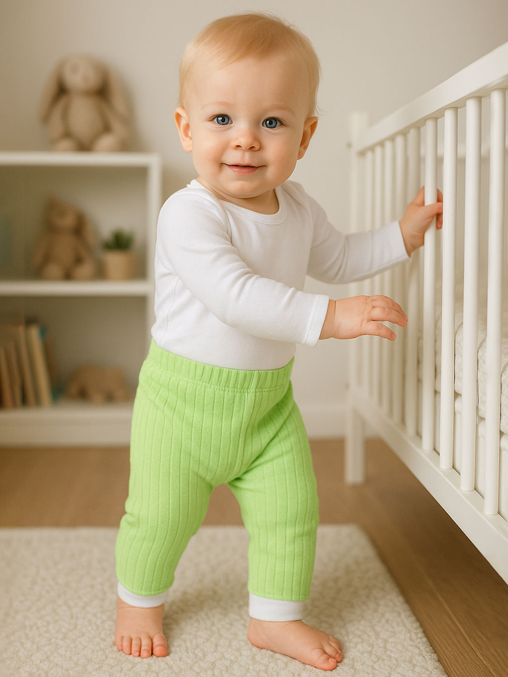 Штанишки детские салатовые