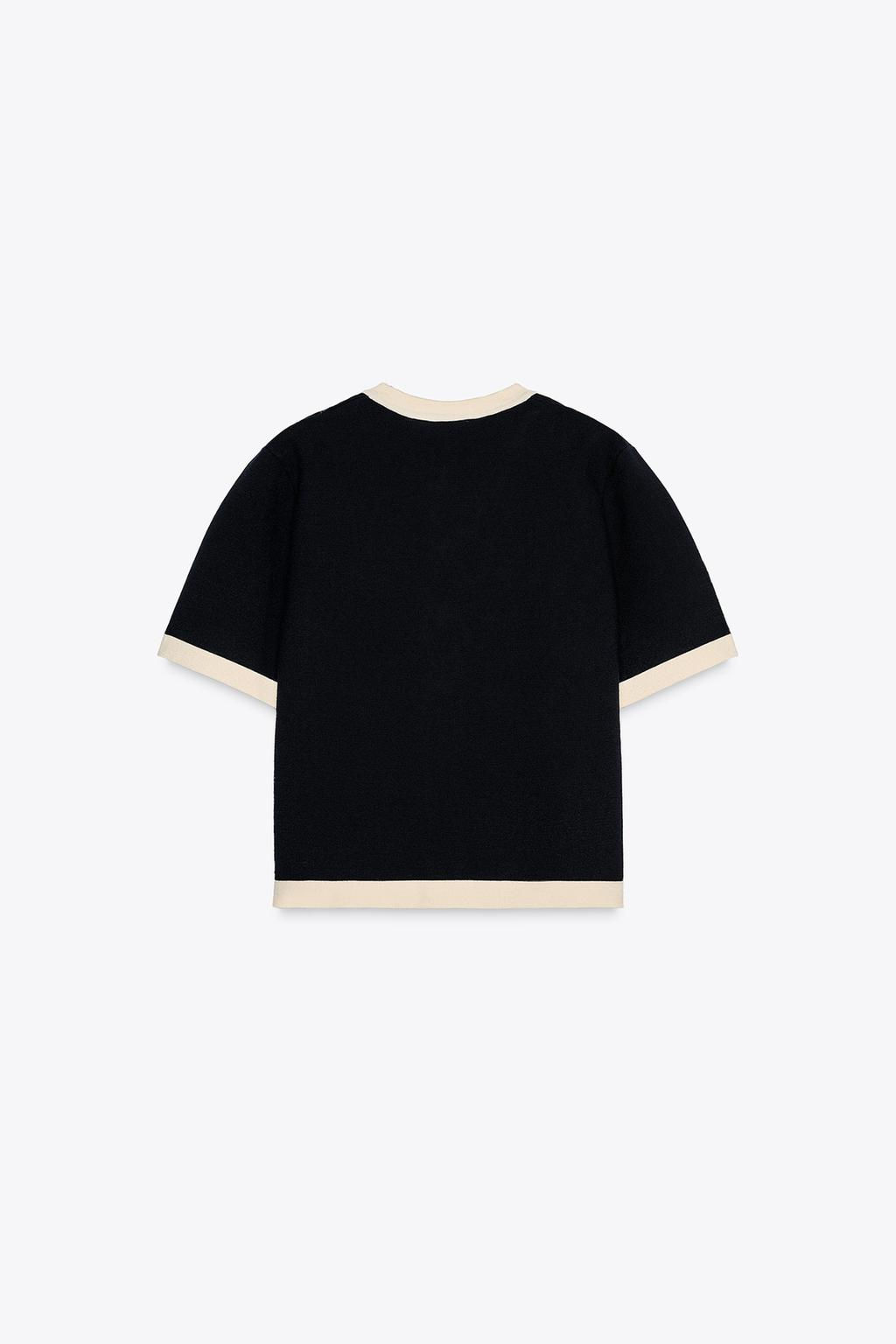 SHORT SLEEVE KNIT CARDIGAN - Zara фото 6