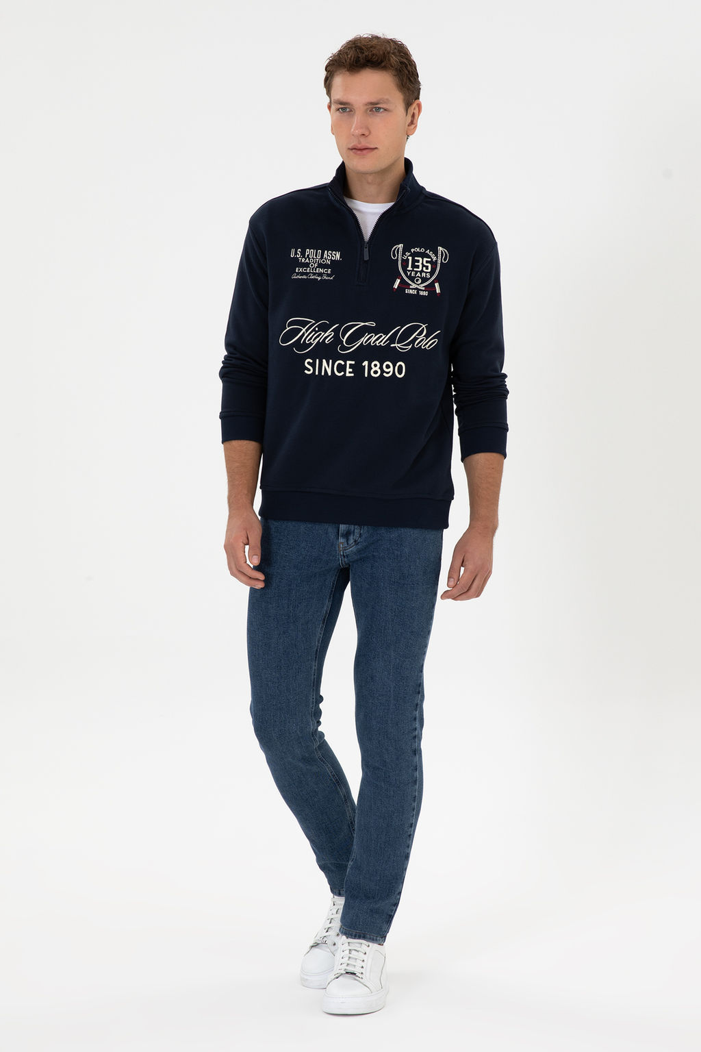 Erkek Mavi Slim Fit Jean Pantolon - U.s. polo assn фото 9