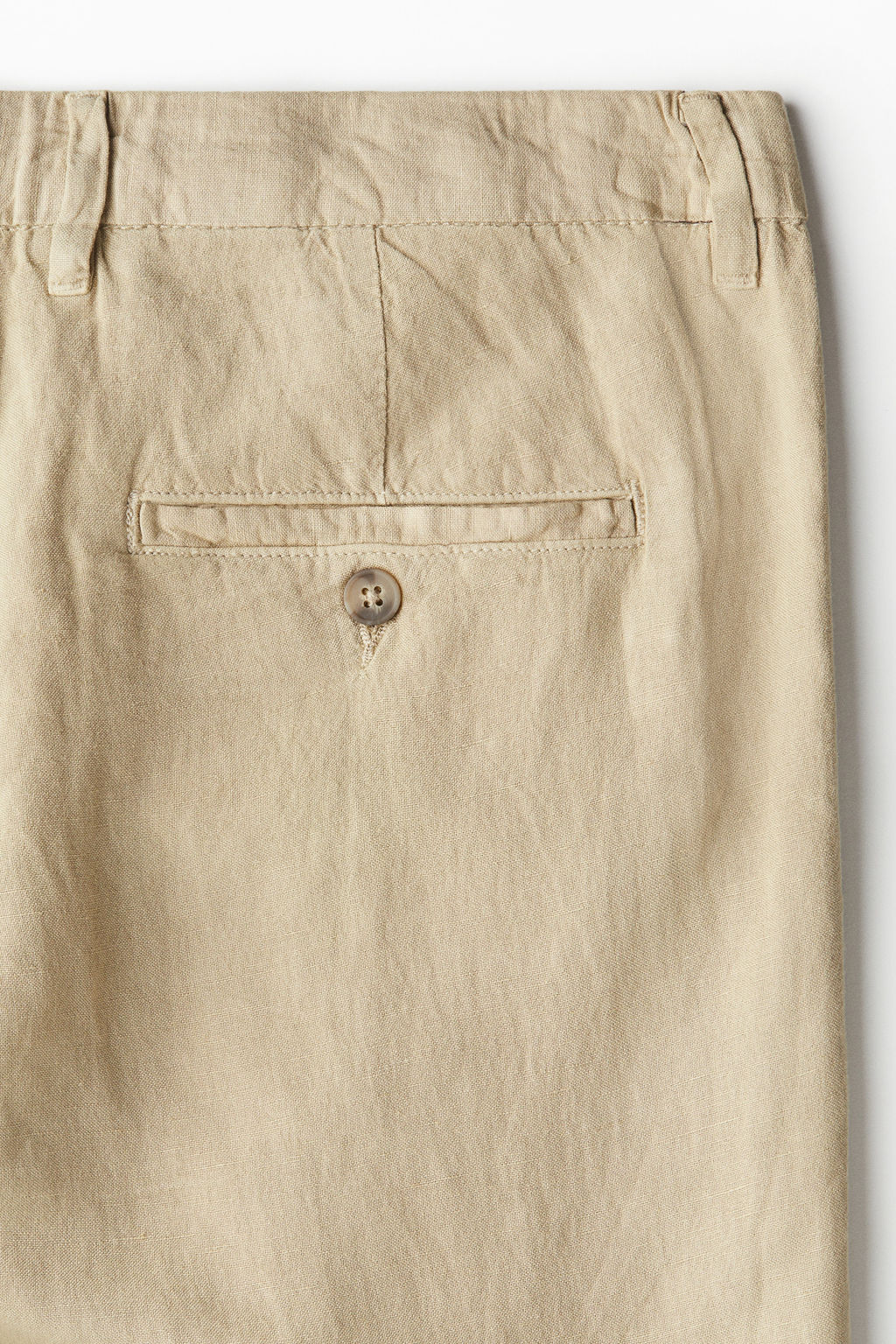 Pantal?n en mezcla de lino Regular Fit - H&m фото 6