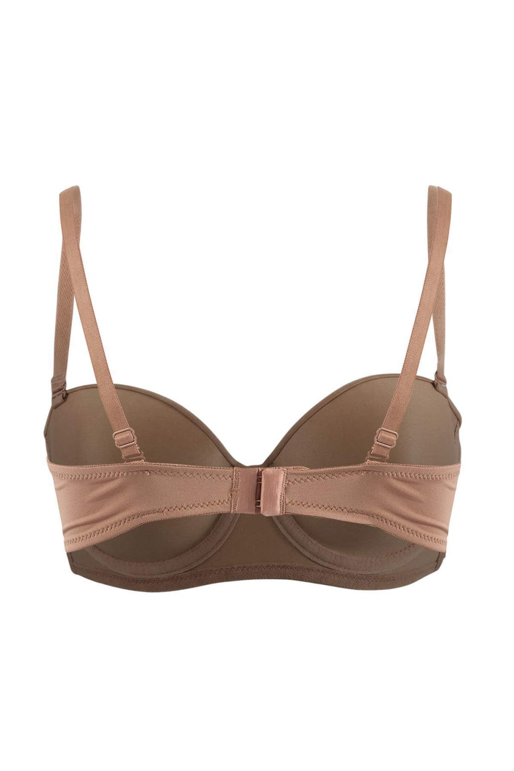 Vizon Tekli Micro Duz Sabit Kap Straplez Sutyen THMSS25SU00037