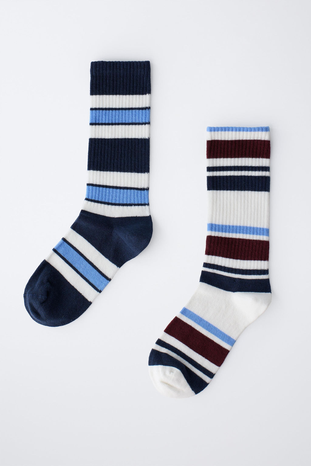 2-PACK OF LONG STRIPED SOCKS - Zara фото 6