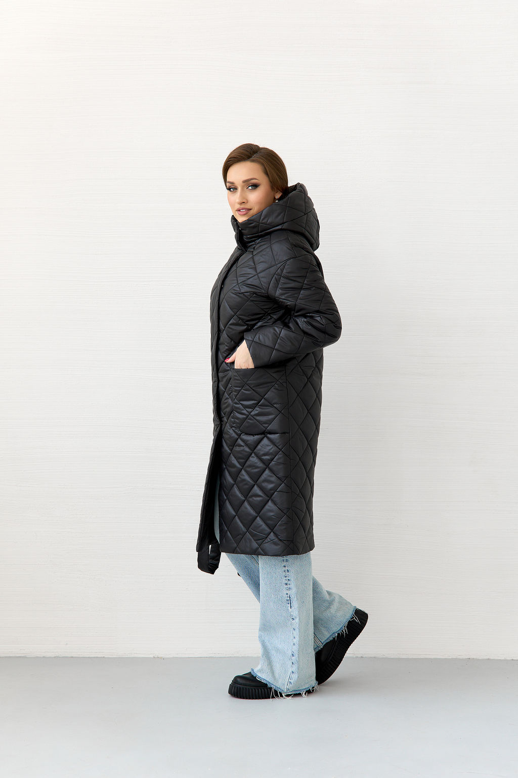 Куртка женская демисезонная 24111 (черный ) - Kankan фото 4