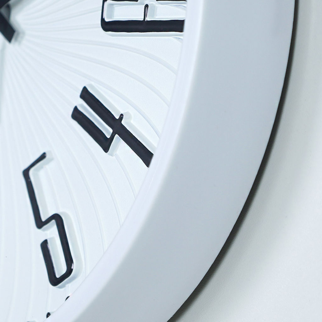 Часы настенные 25 см / Y6053T19 /уп 40/ (белые с серым циферблатом ) - ГалеонТрейд фото 10