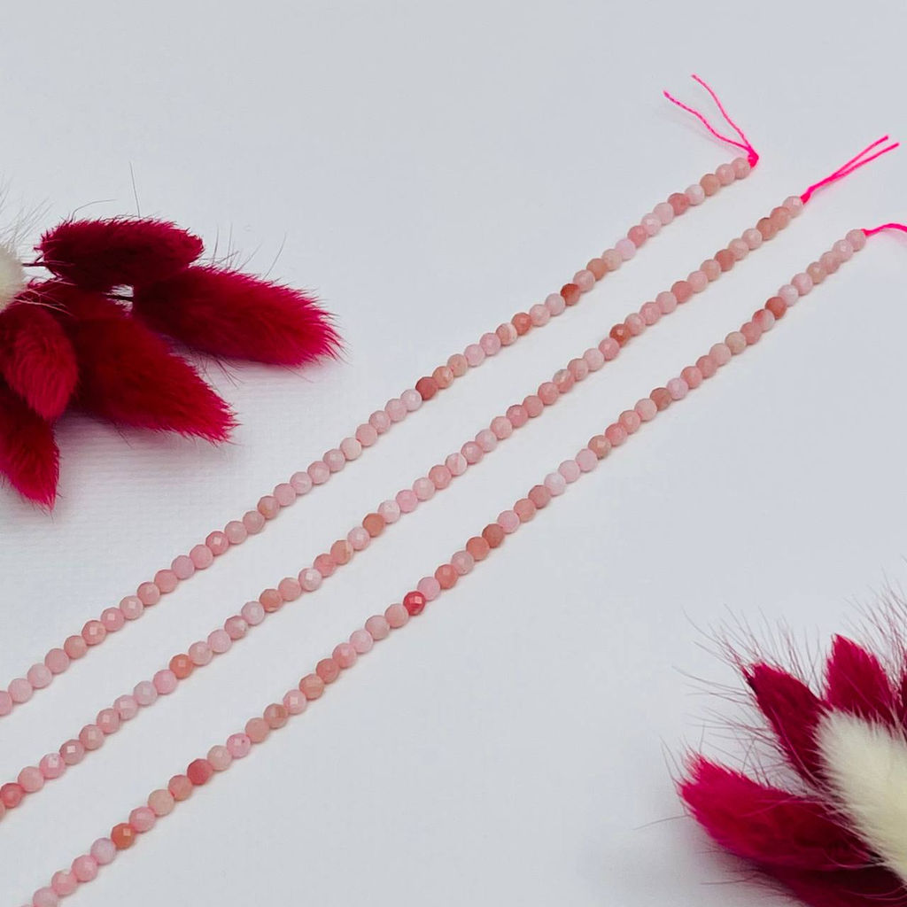 Бусины для украшений из розового Опала - Радуга самоцветов фото 3