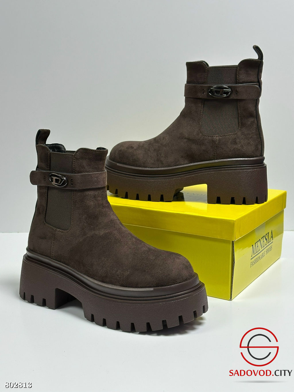 Ботинки женские из натуральной шерсти