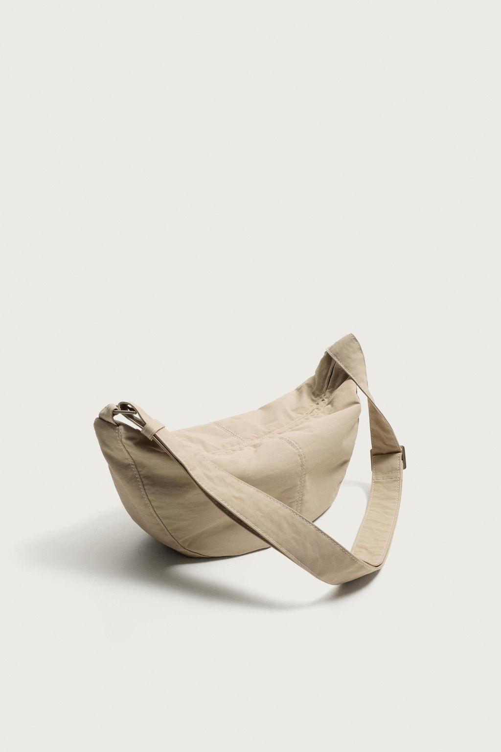 BOLSO HOMBRO NYLON S / Blanco Hueso - Zara фото 2
