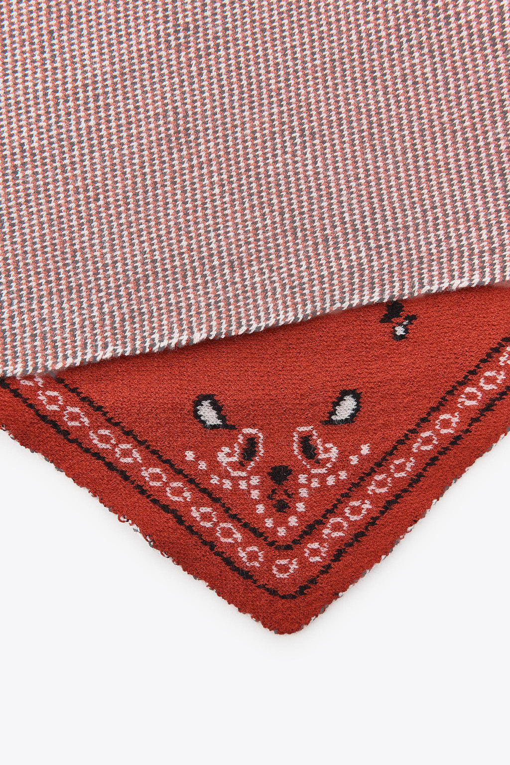 PRINTED KNIT BANDANNA - Zara фото 3