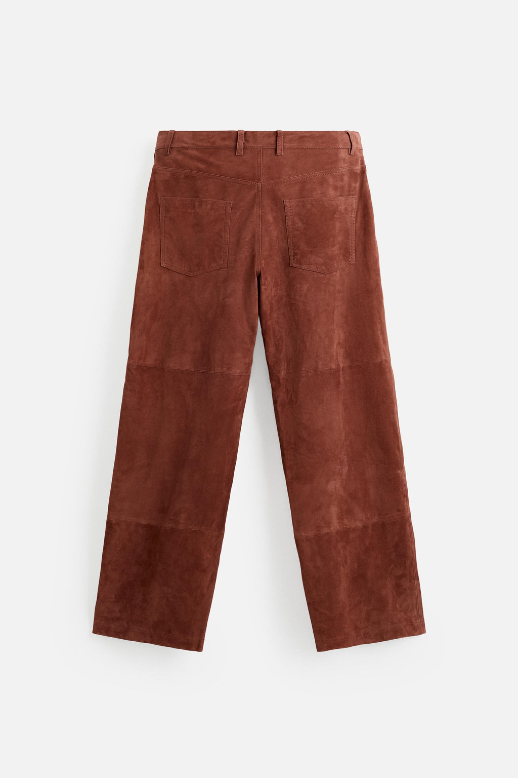 LIMITED EDITION SUEDE LEATHER TROUSERS - Zara фото 2