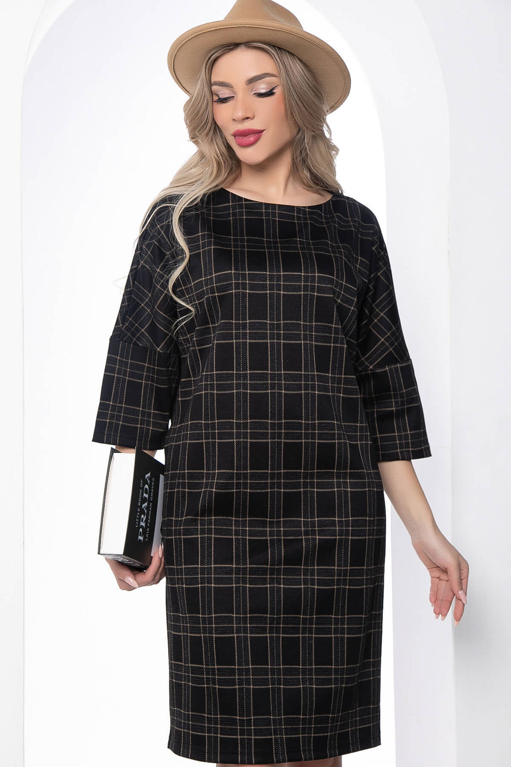 Платье Кайла (клетка) П8754 - Lt collection фото 12