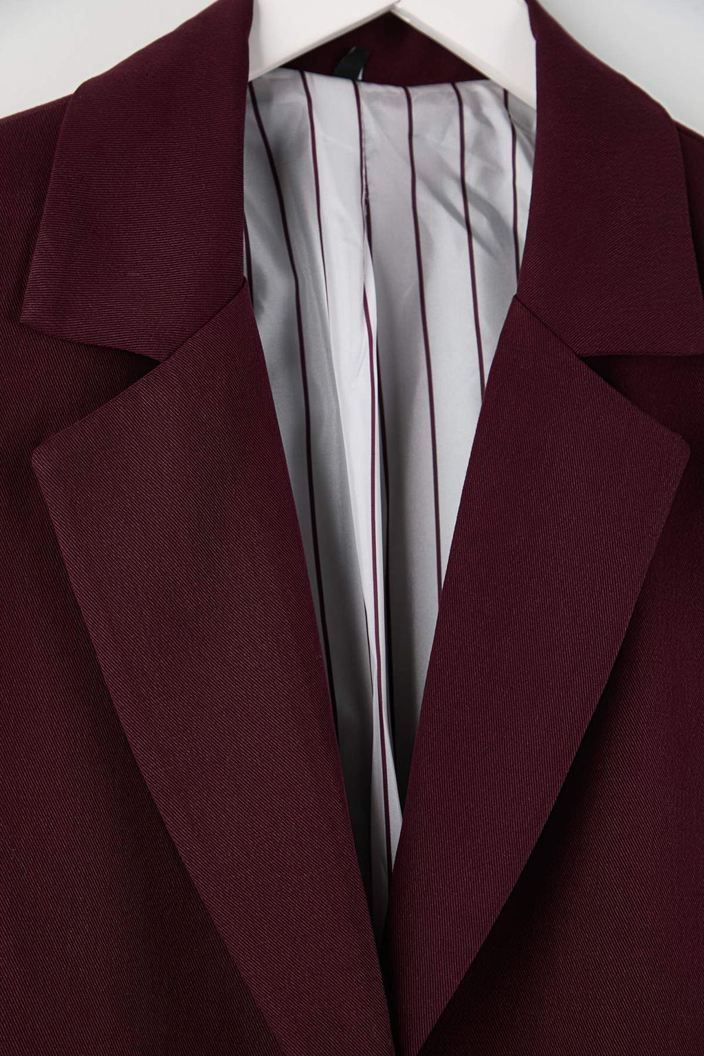 Ozel Koleksiyon Murdum Cizgili Astarl? Normal Kal?p Yumusak Kumas Blazer Ceket TWOAW26BC00057 - Trendyolmilla фото 7