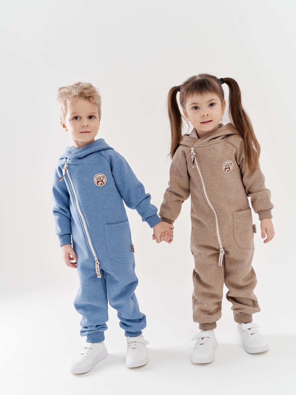 Комбинезон косуха с капюшоном Голубика утепленный - Bungly фото 8