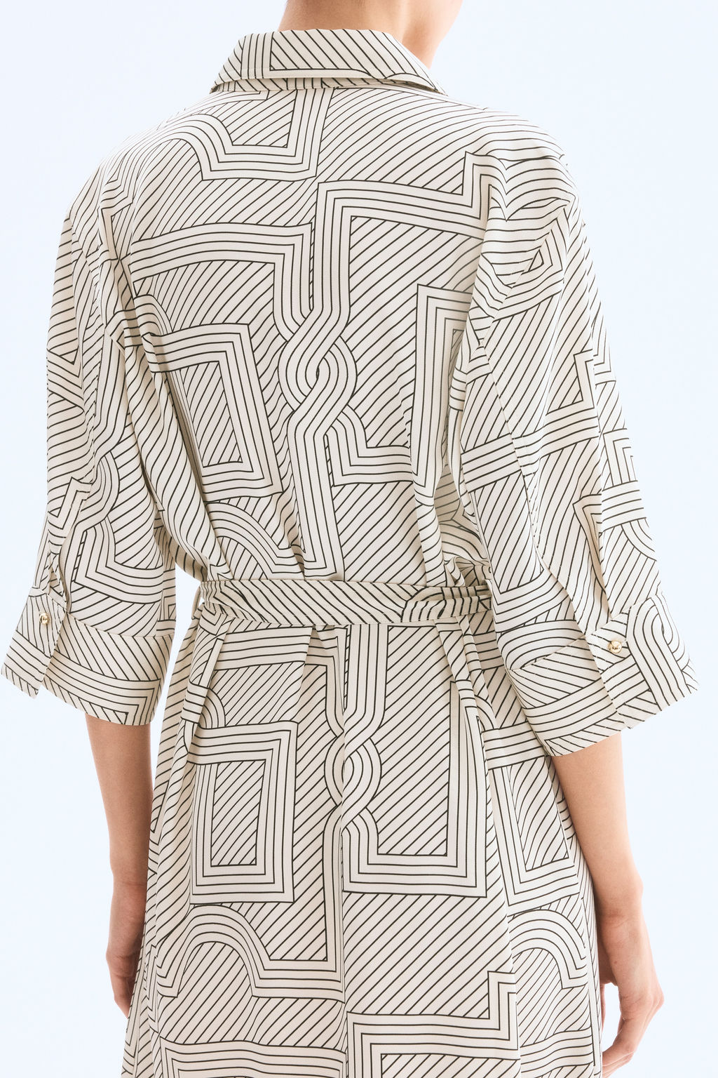 Vestido camisero con cintur?n - H&m фото 7