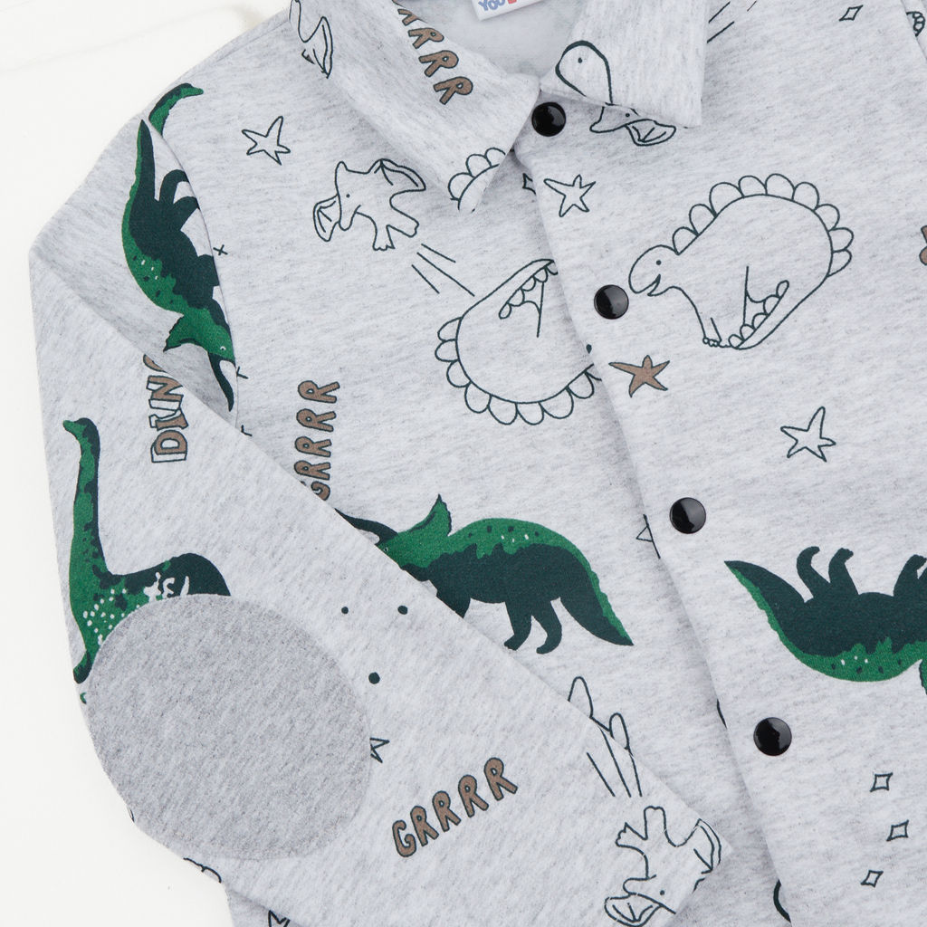 Рубашка футер 2х нитка начёс 0497310404