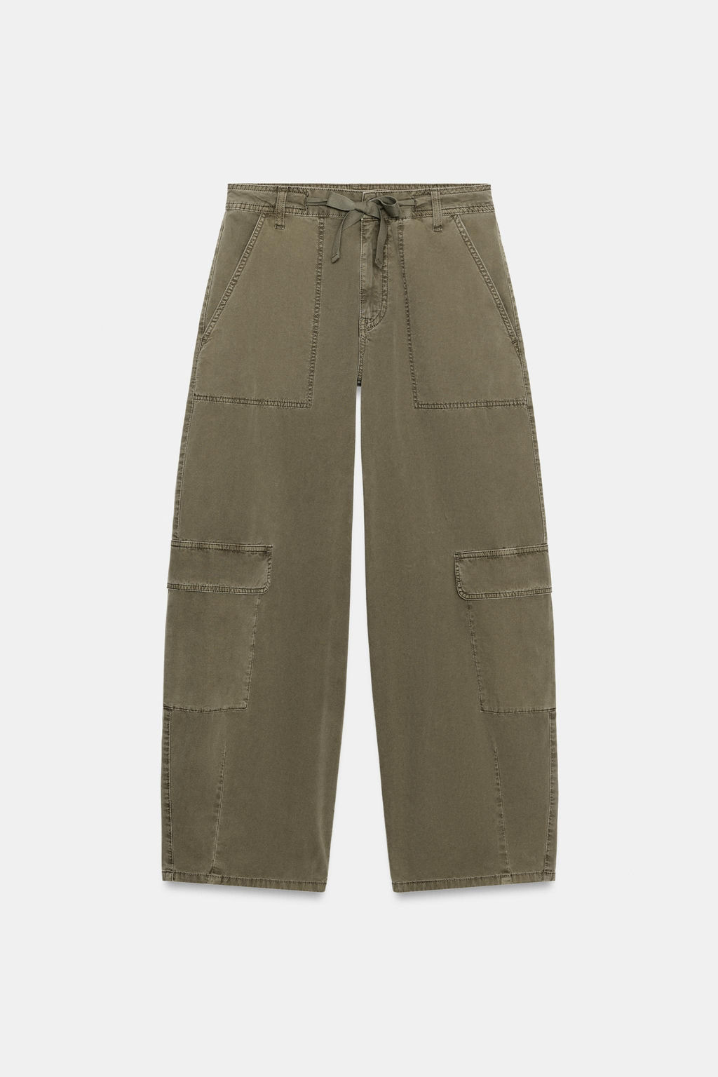 OVERSIZE CARGO TROUSERS - Zara фото 2