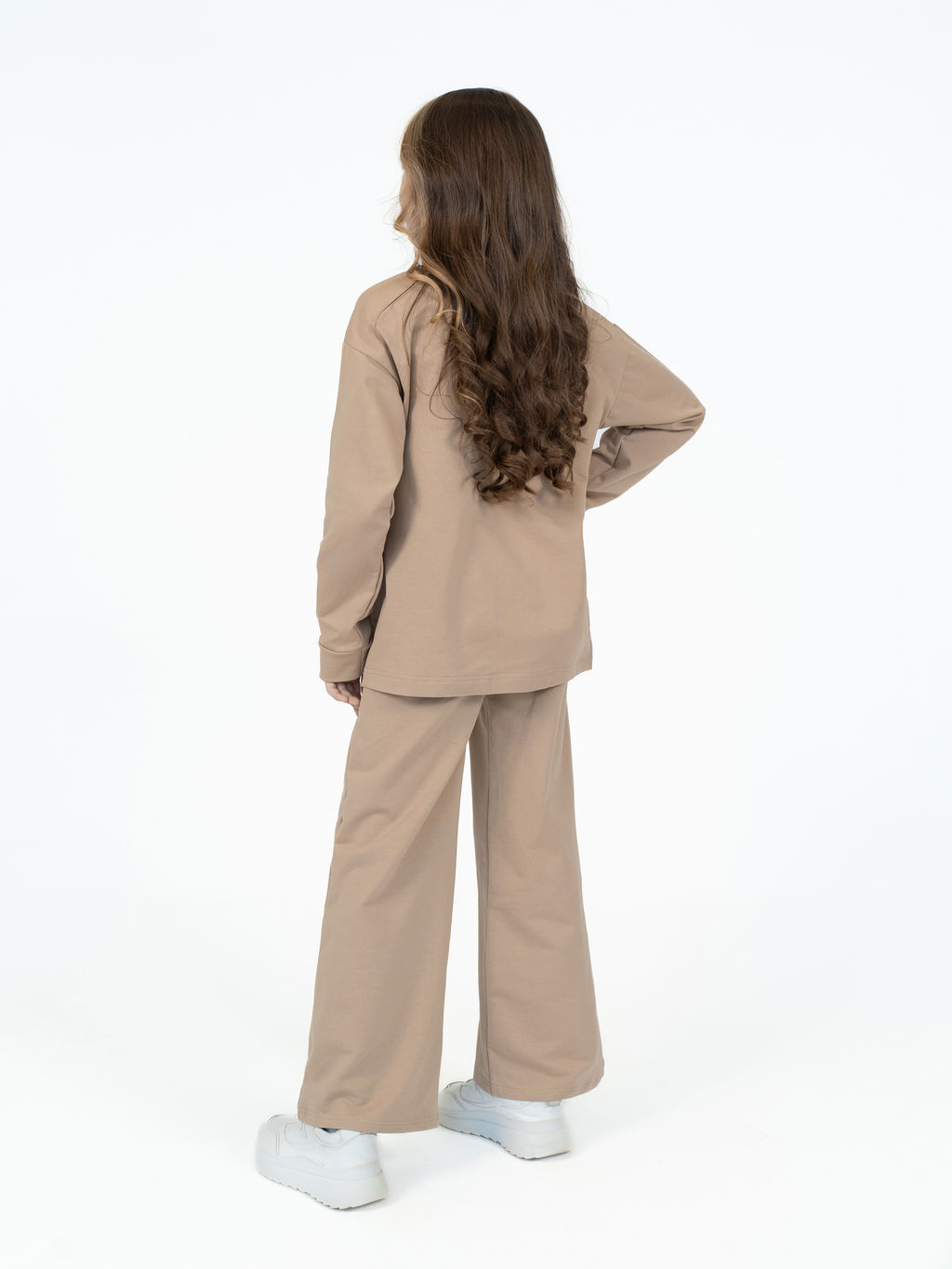 Костюм детский для девочки капучино 7065 (116)