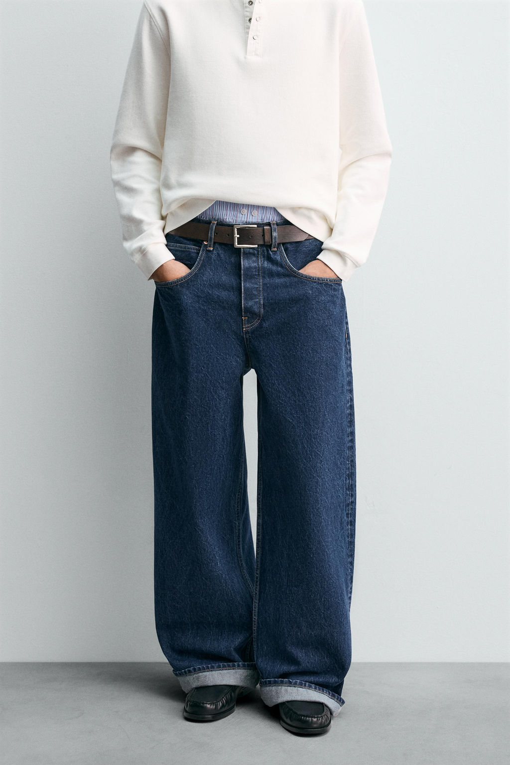 CHAMPION ® X ZARA BAGGY FIT JEANS  фото 13