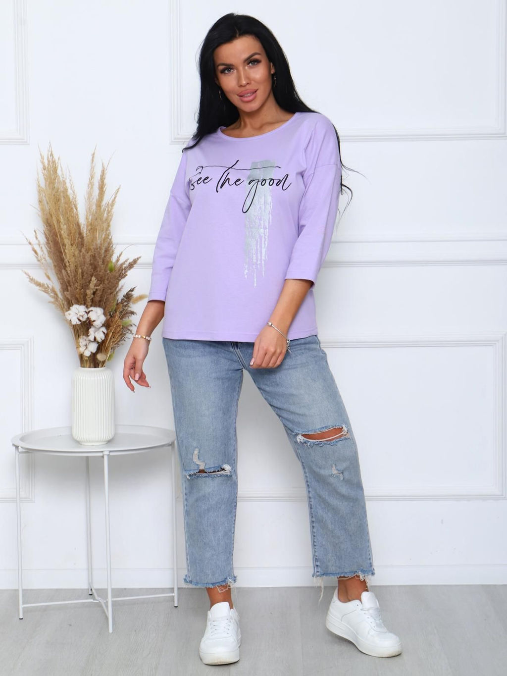 IV-CAPRIZ Эрини - футболка сирень