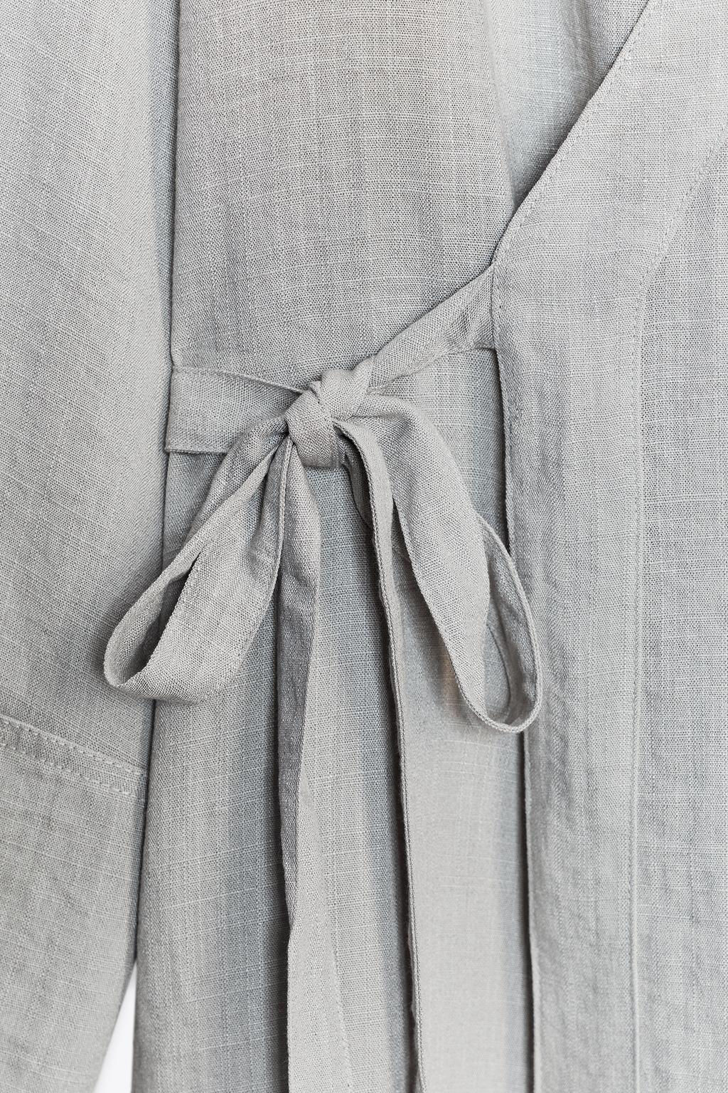 SIDE TIE KIMONO - Zara фото 10