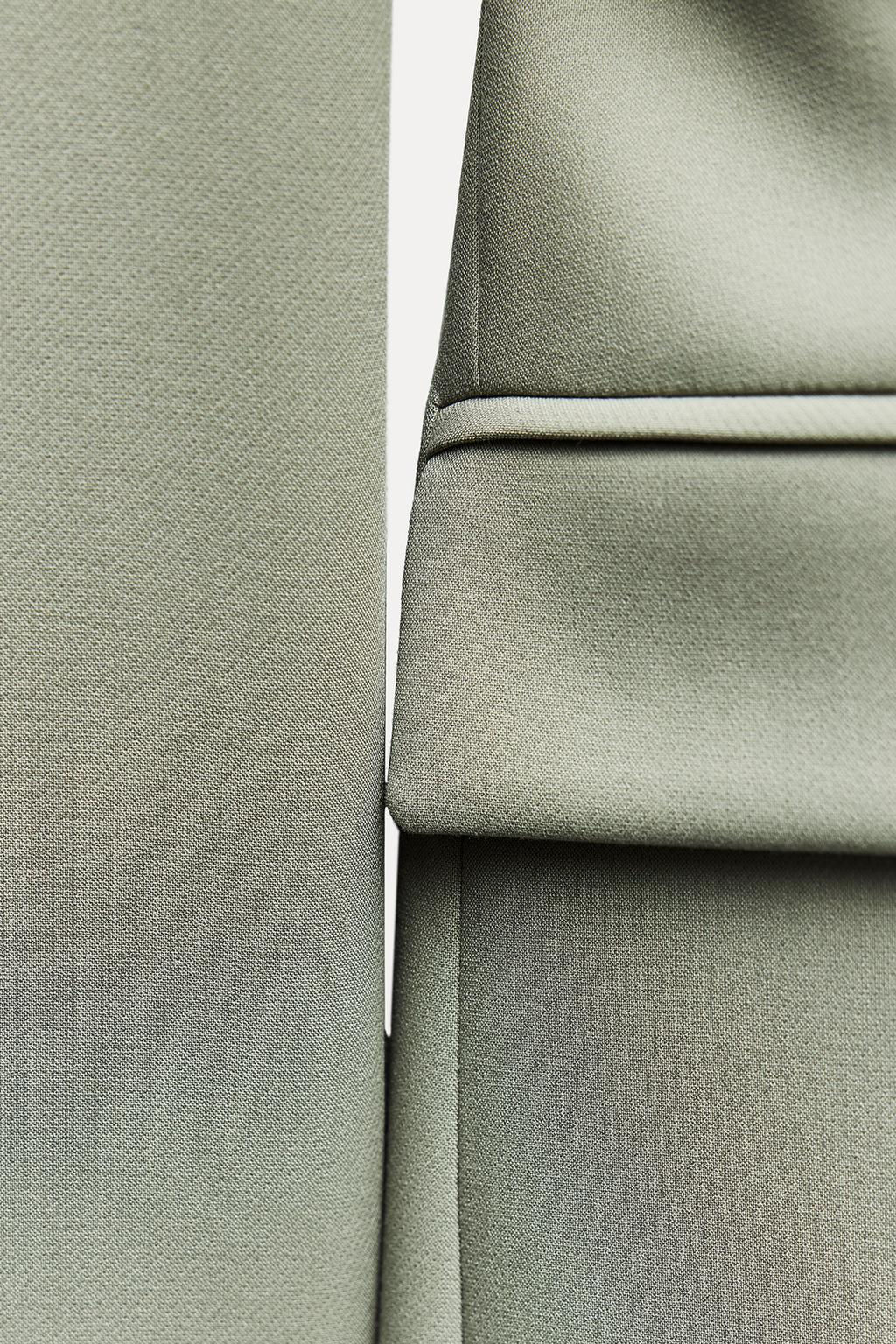 DOUBLE-BREASTED BLAZER WITH BELT - Zara фото 8