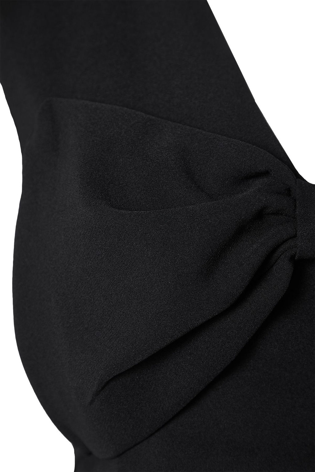 Siyah Fiyonk Detayl? Crop Dokuma Bluz TPRSS25BZ00022 - Trendyolmilla фото 8