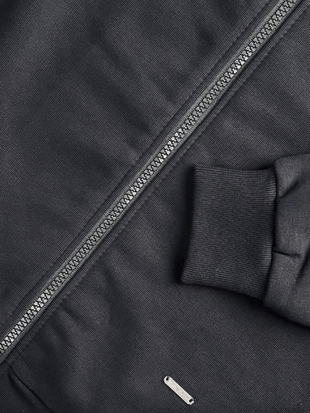 Джемпер на молнии с боковыми карманами 22-7015 черный - Mini maxi фото 5