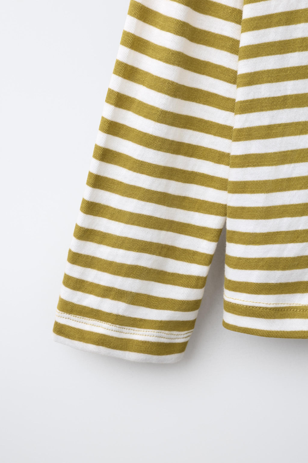 CAMISETA SOFT RAYAS / Amarillo - Zara фото 4