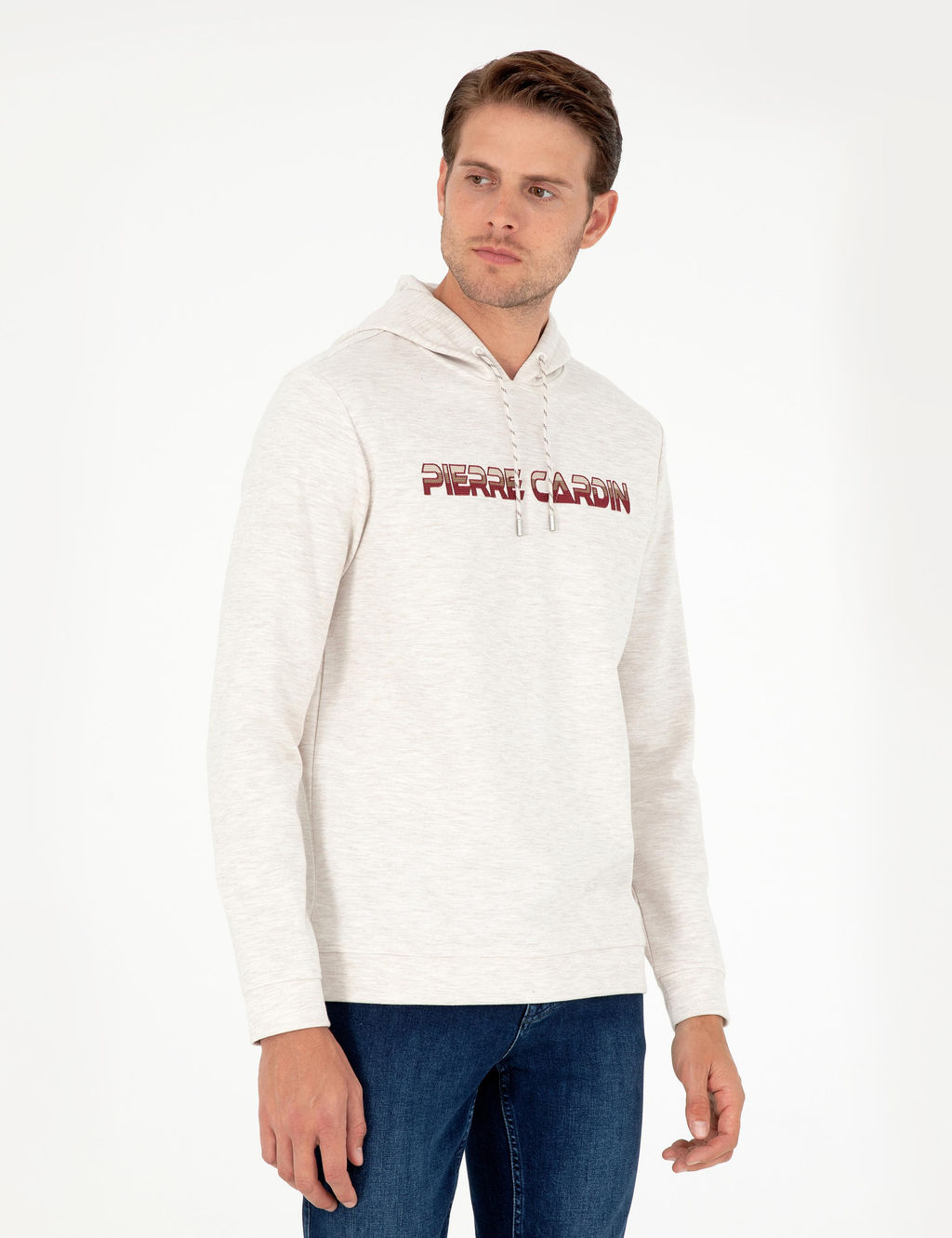 Bej Regular Fit Sweatshirt