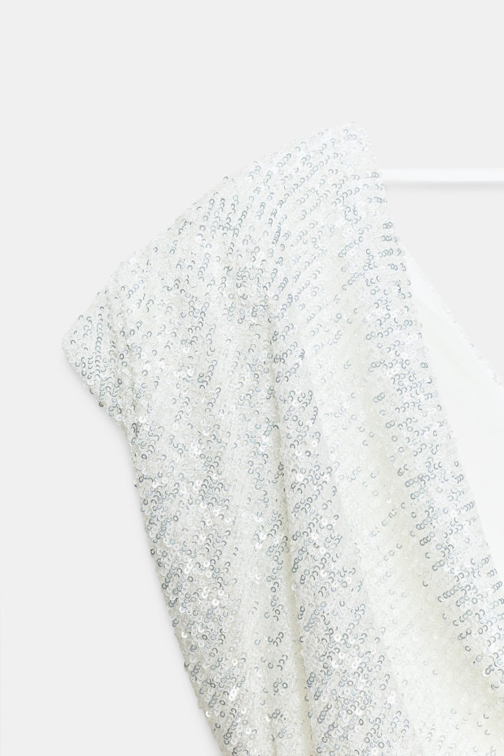 VESTIDO MINI LENTEJUELAS / Blanco - Zara фото 5