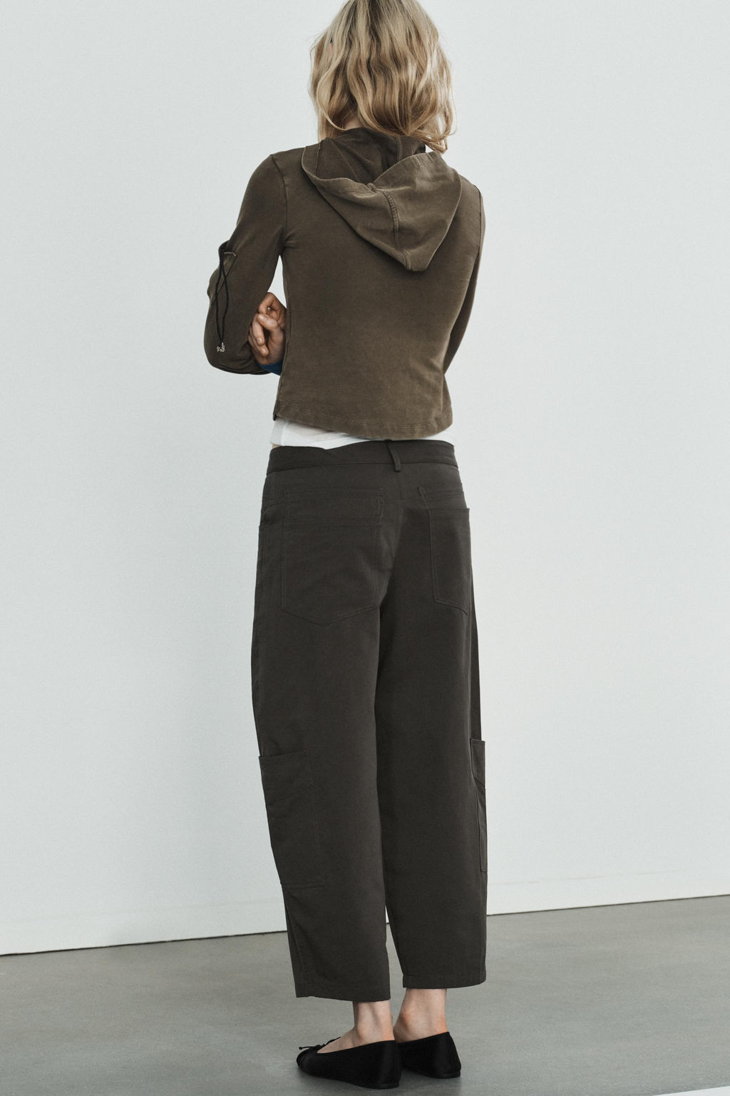 VOLUME CARGO TROUSERS - Zara фото 11