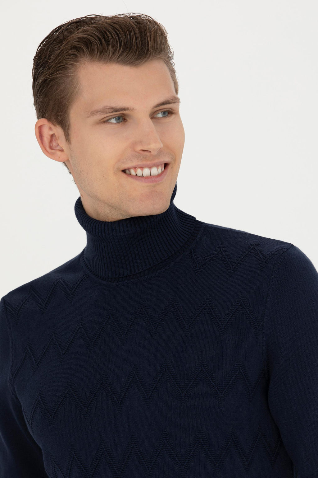 Мужской темно-синий свитер - U.s. polo assn фото 16