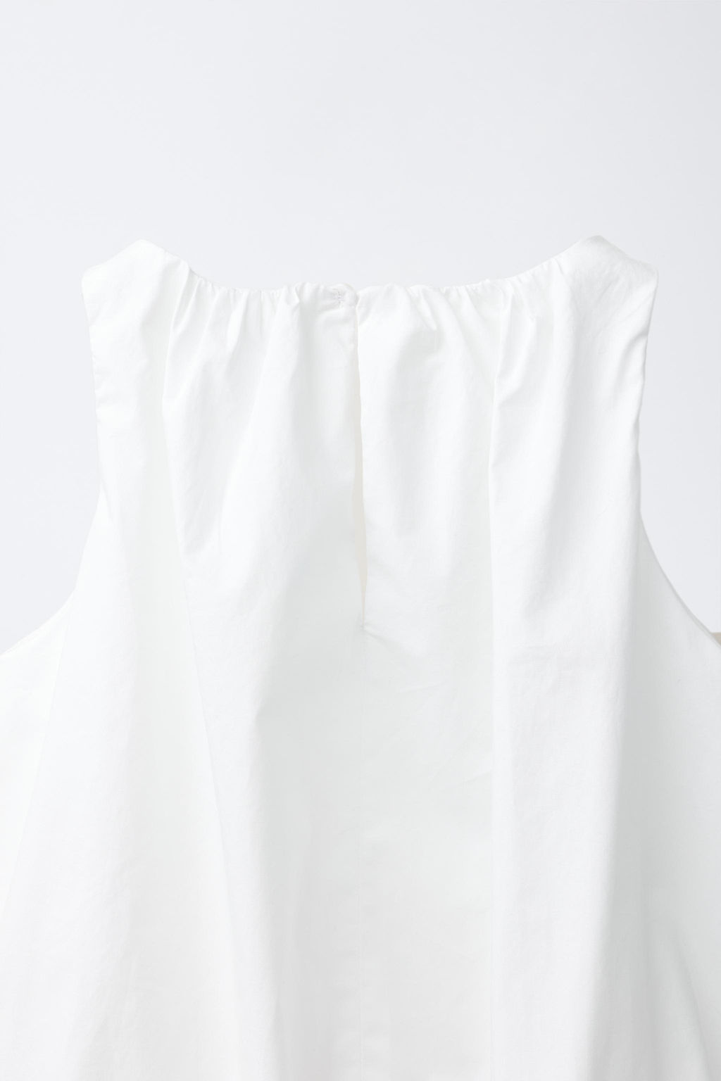 TOP ABULLONADO POPEL?N / Blanco - Zara фото 6