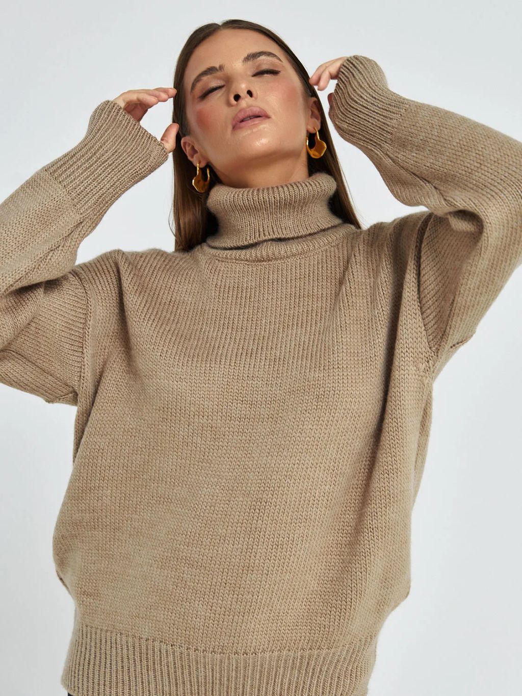 JETTY Джемпер вязаный свитер с горлом  фото 4