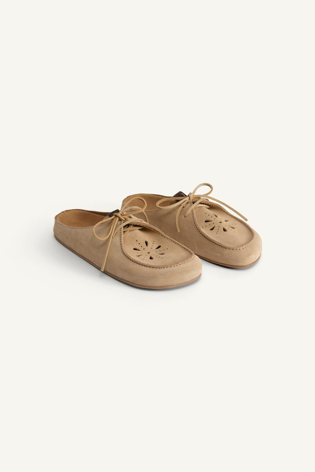 LIMITED EDITION LEATHER CLOGS - Zara фото 3