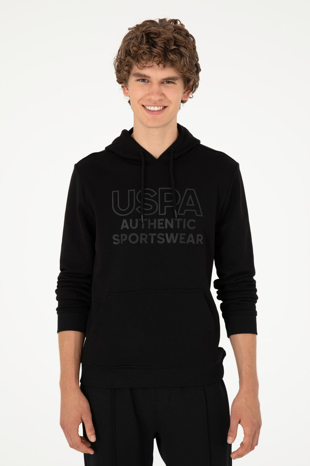 Мужской черный свитшот Неожиданная скидка в корзине - U.s. polo assn фото 3