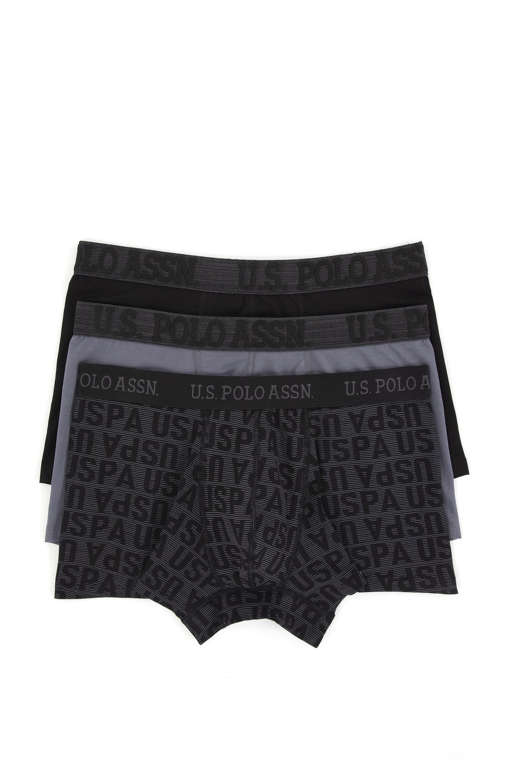 Мужское нижнее белье антрацитового меланжа Неожиданная скидка в корзине - U.s. polo assn фото 2