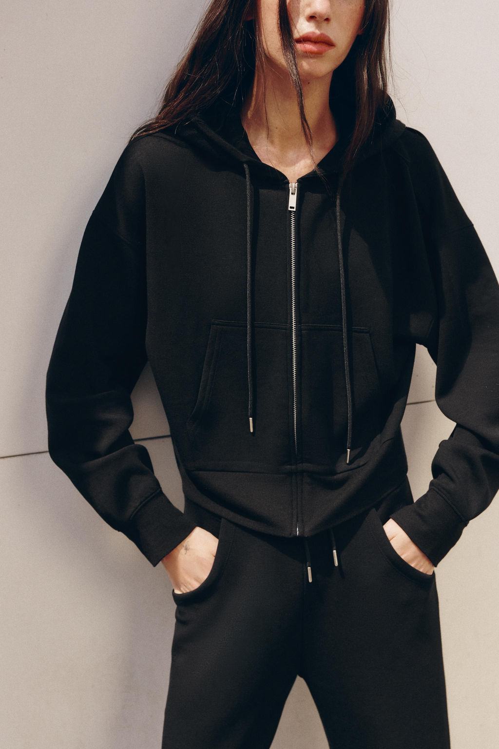 PANTAL?N FLARE INTERLOCK / Negro - Zara фото 4