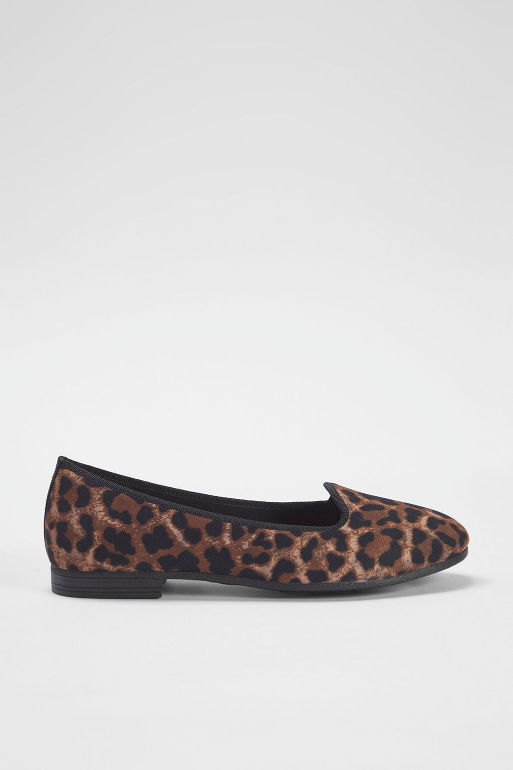 Trendyol Shoes Leopar Desenli Kahverengi Esnek Taban Kad?n Babet TAKSS25BE00021 - Trendyolmilla фото 5