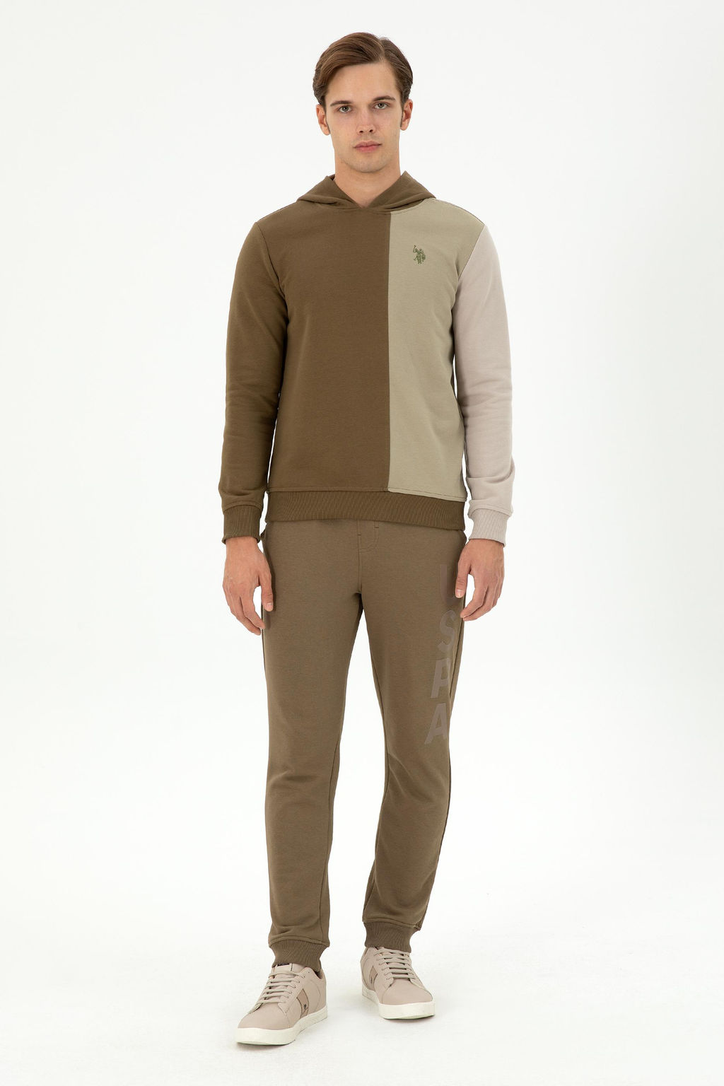 Мужской свитшот цвета хаки Неожиданная скидка в корзине - U.s. polo assn фото 4