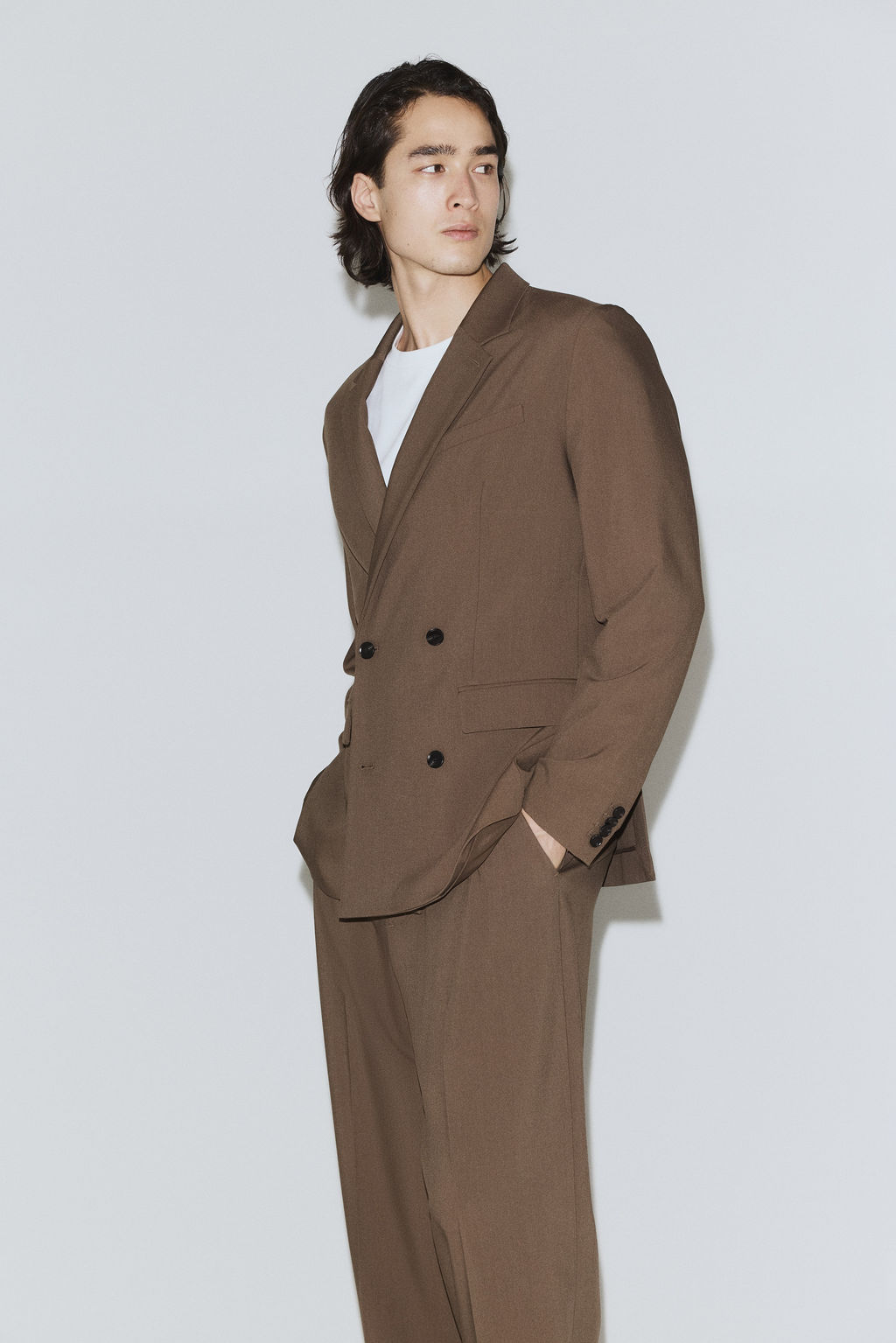 Americana de traje Wrinkle Resistant Relaxed Fit - H&m фото 8