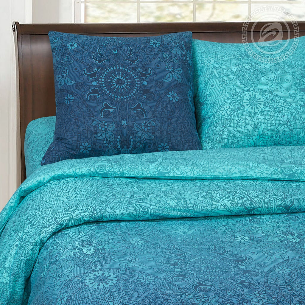 Постельное белье Притяжение (поплин DE LUXE) Евро/Пододеяльник: 1 шт. - 215*200; Простыня: 1 шт. - 215*240; Наволочка: 2 шт. - 70*70; DE LUXE - Артпостель фото 2