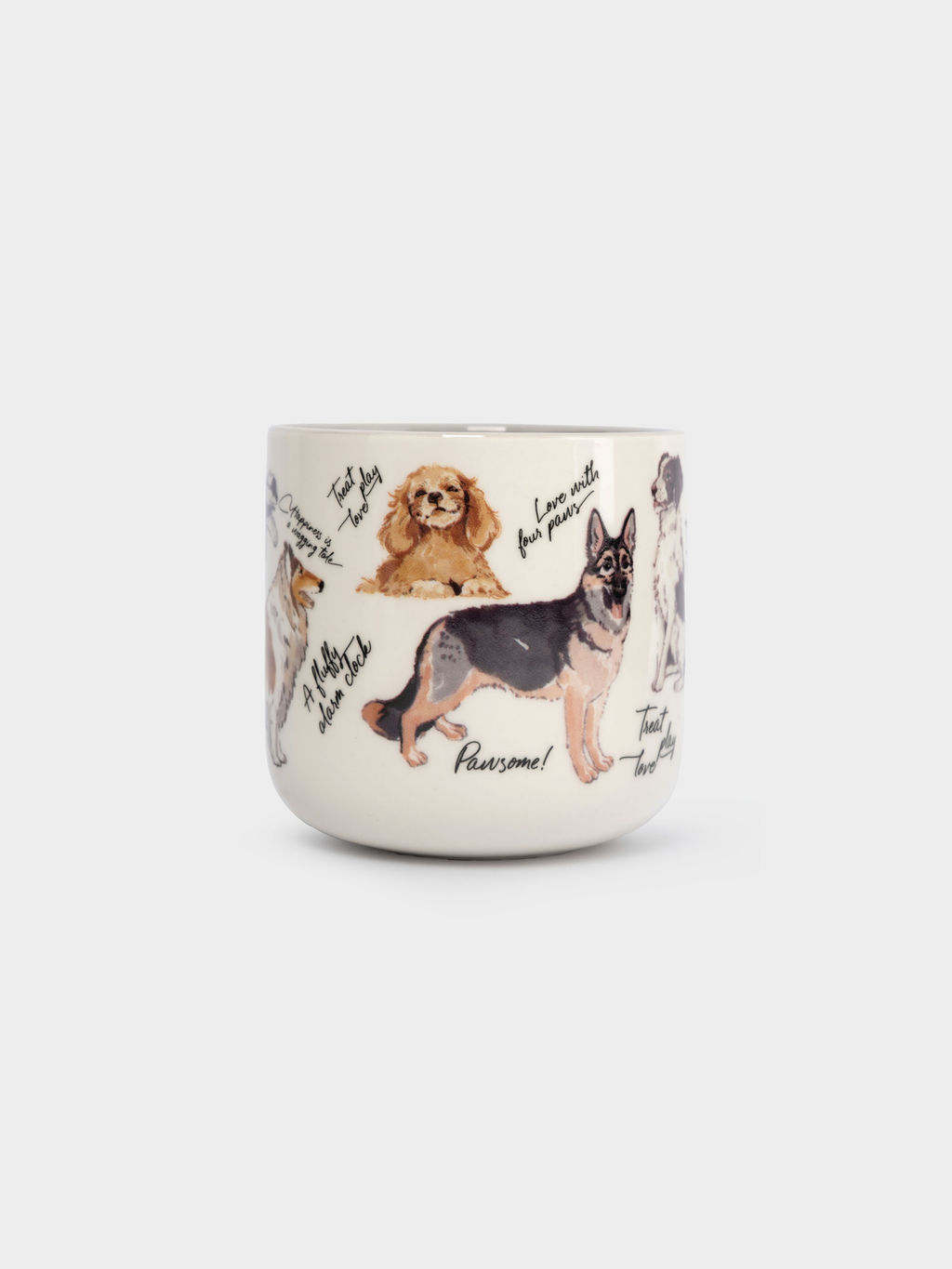 Кружка, 400 мл, фарфор N, бело-серая, Собаки, Pets - Anna lafarg фото 4