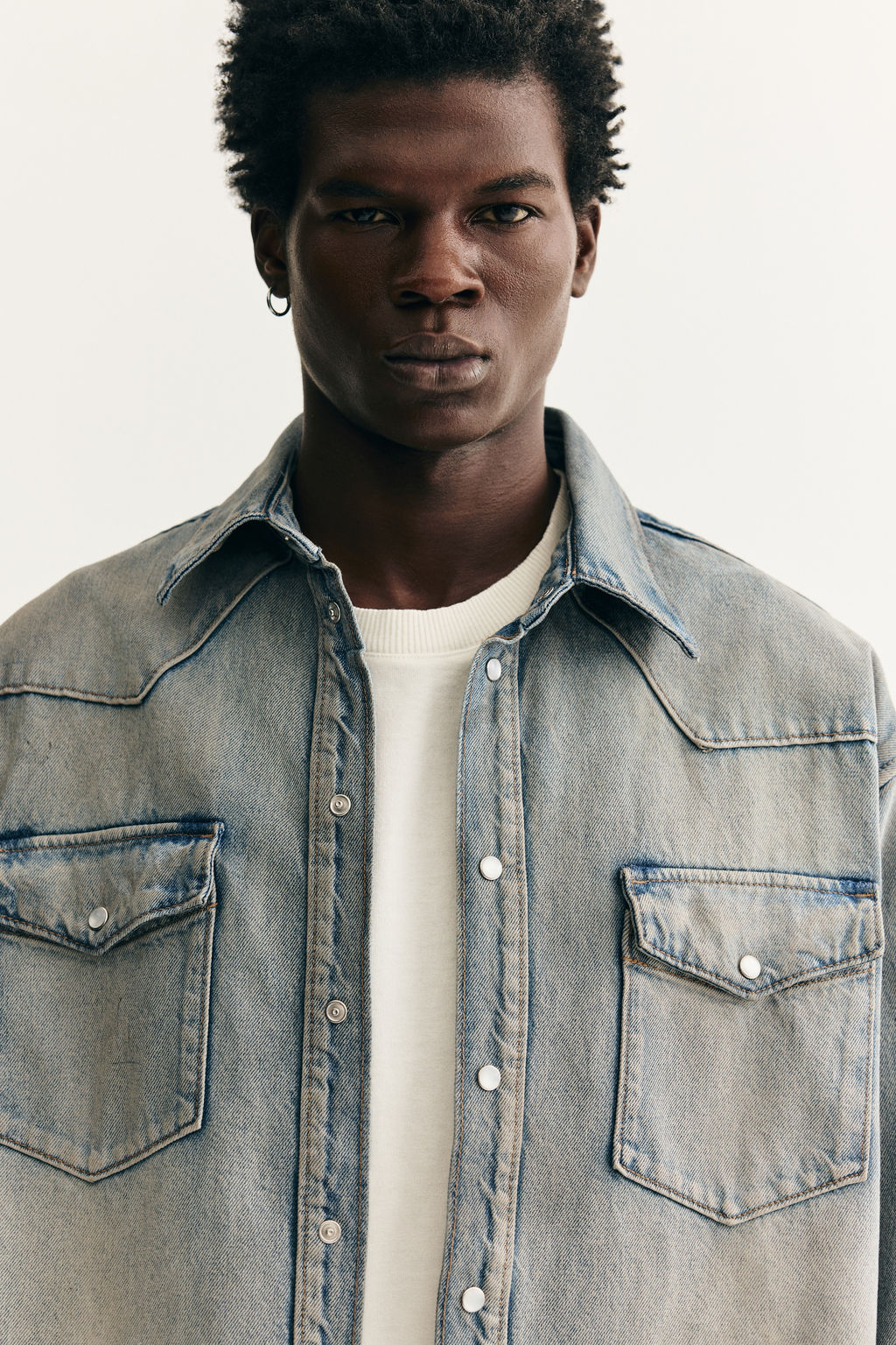 Camisa denim Oversized Fit - H&m фото 8