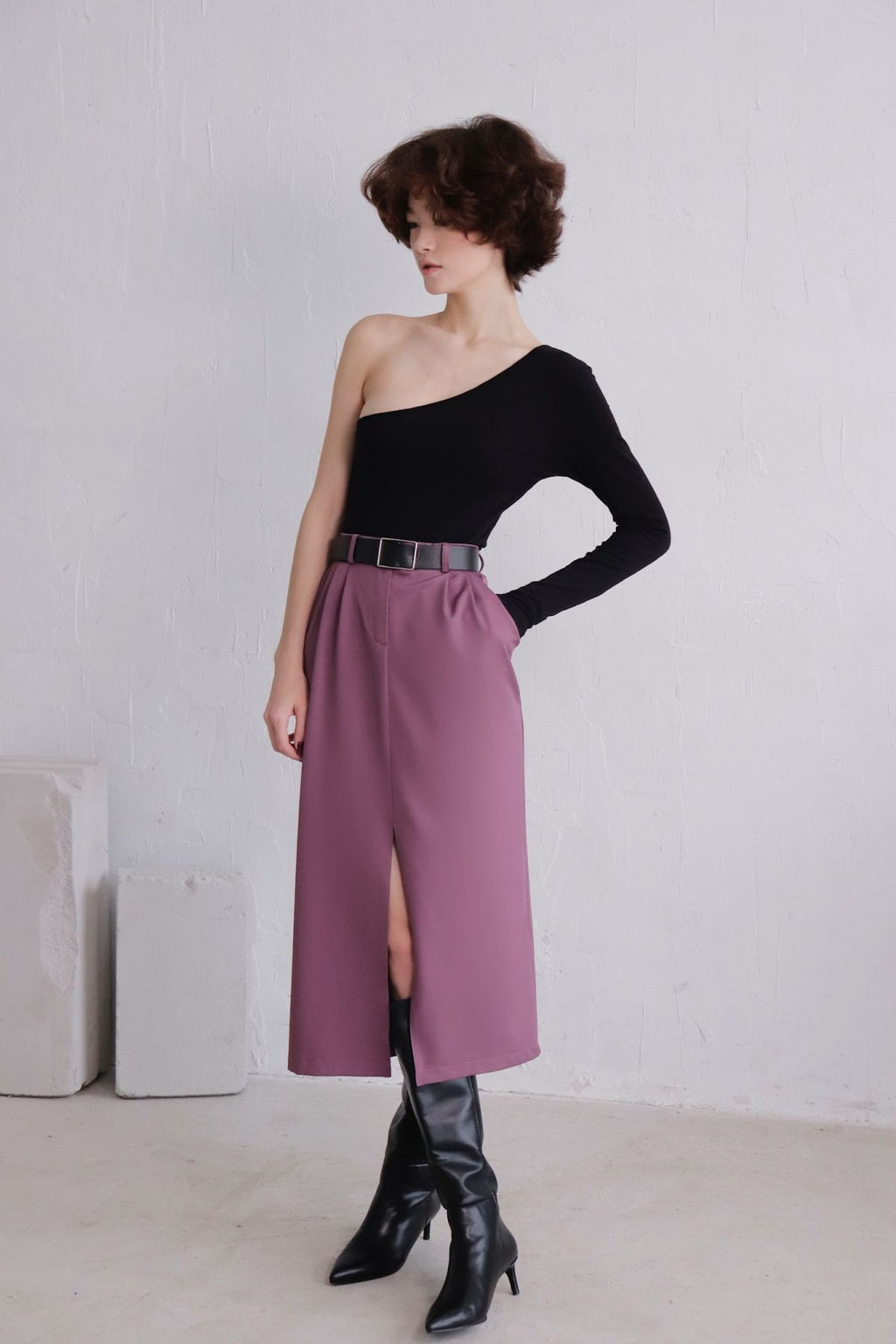 11586 Юбка миди-макси в цвете орхидея - Martichelli фото 3